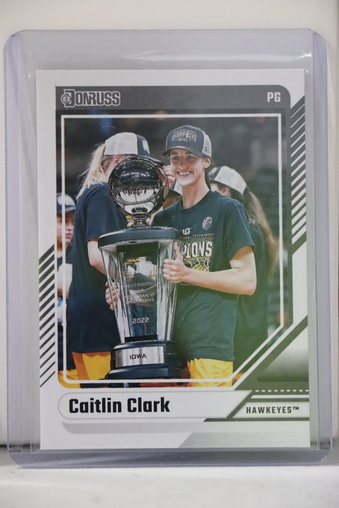 CAITLIN CLARK 2024 DONRUSS COLLECTION TROPHY ROOKIE CARD: NEAR MINT OR BETTER CONDITION 