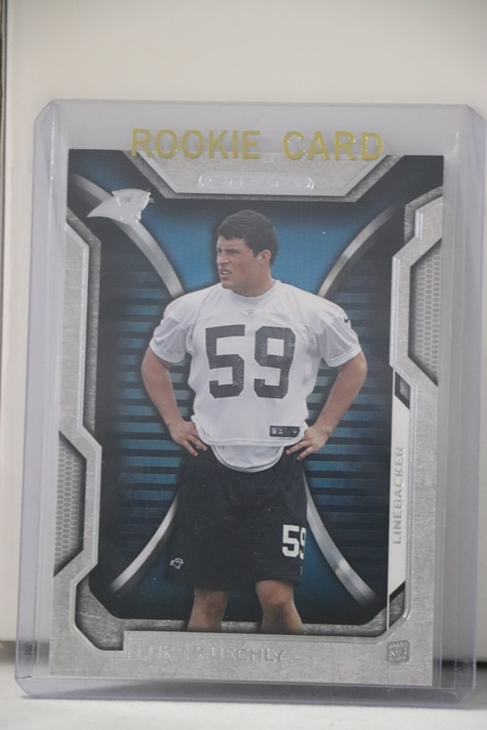 LUKE KUECHLY 2012 TOPPS STRATA ROOKIE CARD (1 of 1)