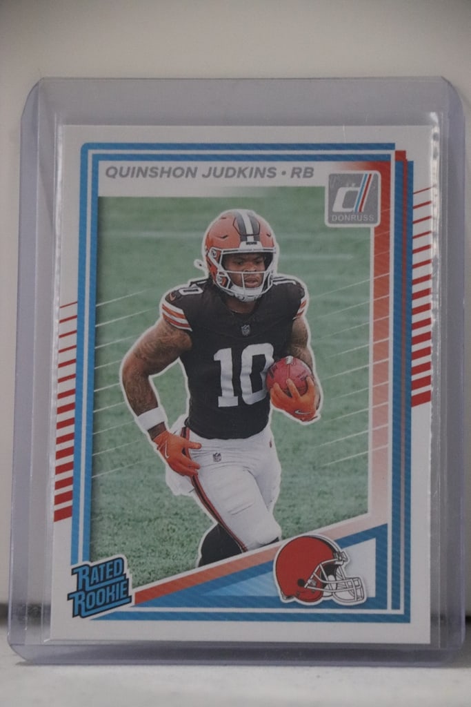 QUINSHON JUDKINS 2025 DONRUSS ROOKIE CARD (1 of 1)