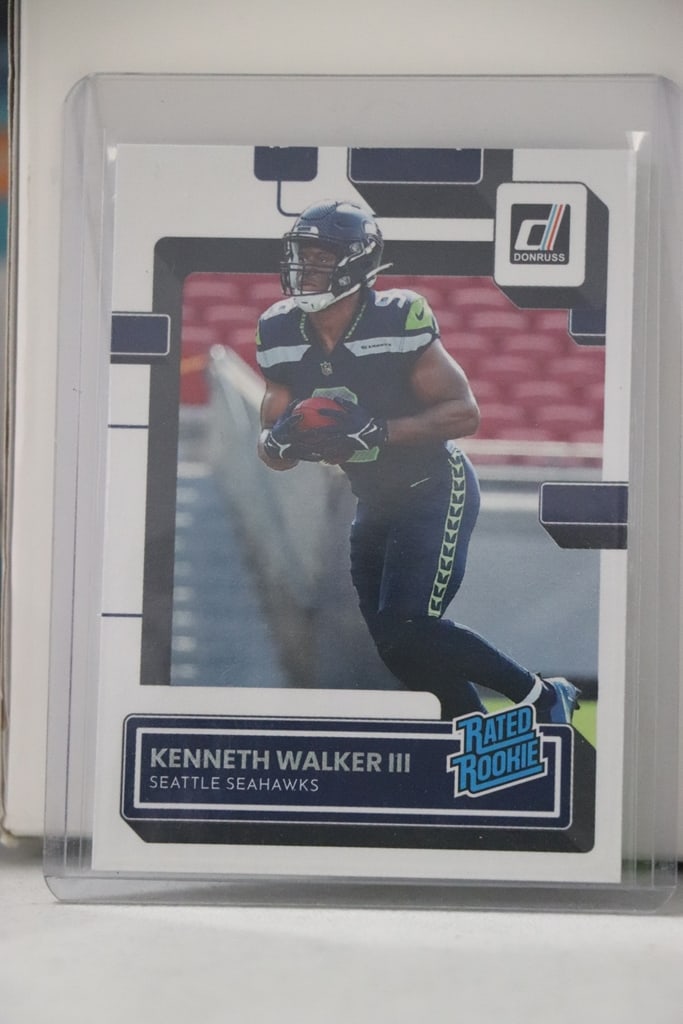 KENNETH WALKER 2022 DONRUSS ROOKIE CARD (1 of 1)