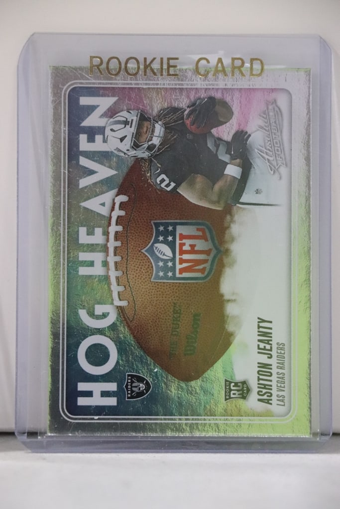 ASHTON JEANTY 2025 PANINI ABSOLUTE HOG HEAVEN ROOKIE CARD: NEAR MINT OR BETTER CONDITION 