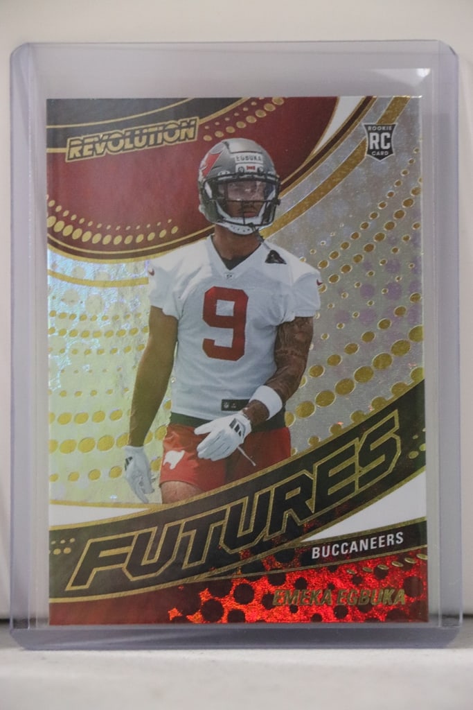 EMEKA EGBUKA 2025 PANINI REVOLUTION FUTURES ROOKIE CARD: NEAR MINT OR BETTER CONDITION 