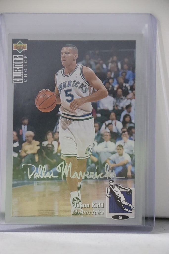 JASON KIDD 1994-95 UPPER DECJ CHOICE SILVER SIGNATURE ROOKIE CARD: NEAR MINT OR BETTER CONDITION 