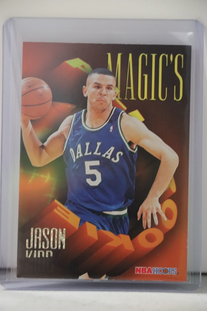 JASON KIDD 1994-95 HOOPS MAGIC'S ALL-ROOKIES ROOKIE CARD: NEAR MINT OR BETTER CONDITION
