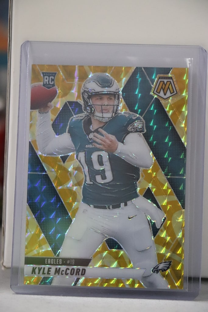 KYLE MCCORD 2025 PANINI MOSAIC YELLOW PRIZM ROOKIE CARD: NEAR MINT OR BETTER CONDITION 