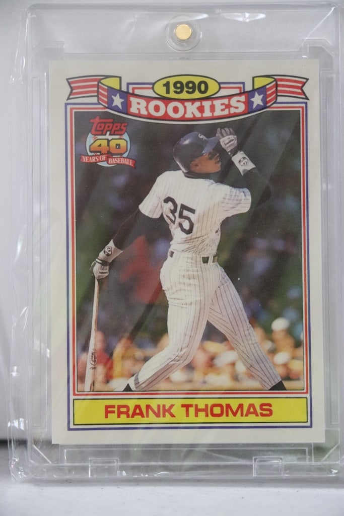 FRANK THOMAS 1990 TOPPS ROOKIES ROOKIE CARD (1 of 1)