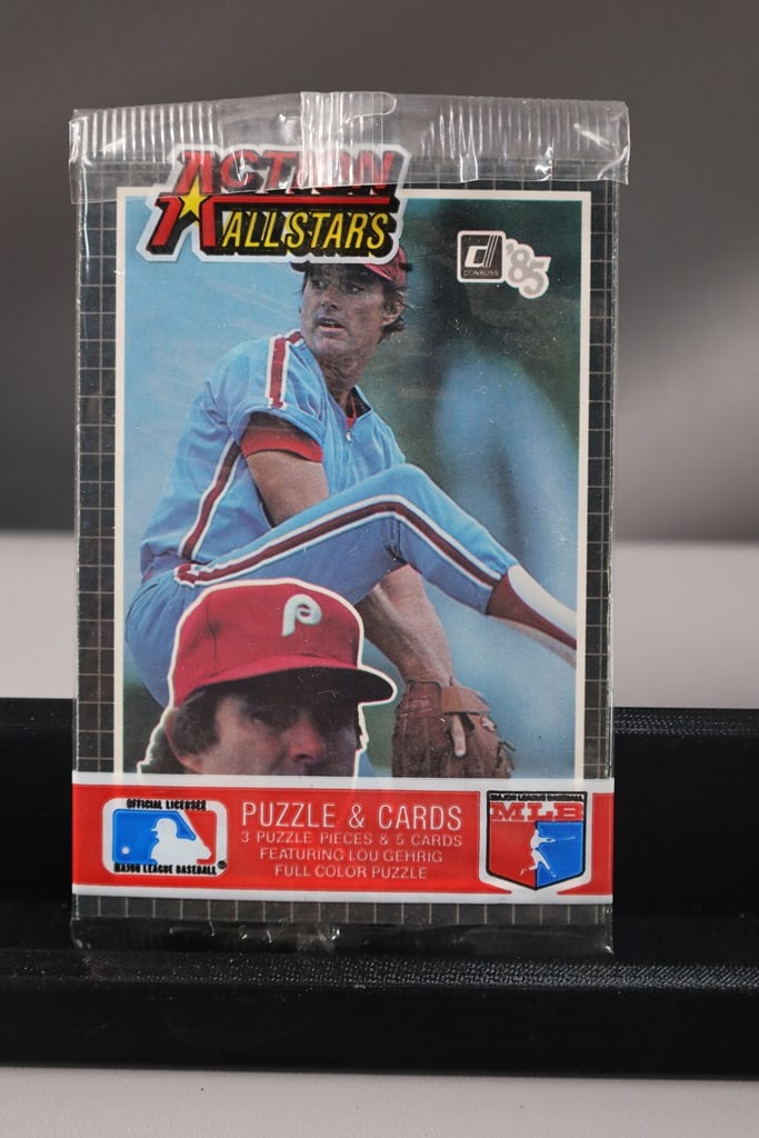 1985 DONRUSS ACTION ALL-STARS SEALED PACK: SEALED 