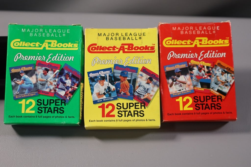 1990 COLLECT A BOOKS SERIES 1-3 COMPLETE SET: NEAR MINT OR BETTER CONDITION 