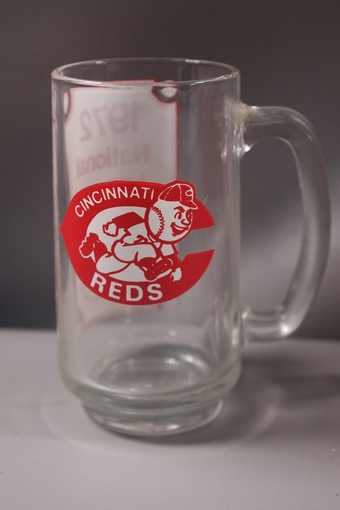 1972 REDS GLASS - 2