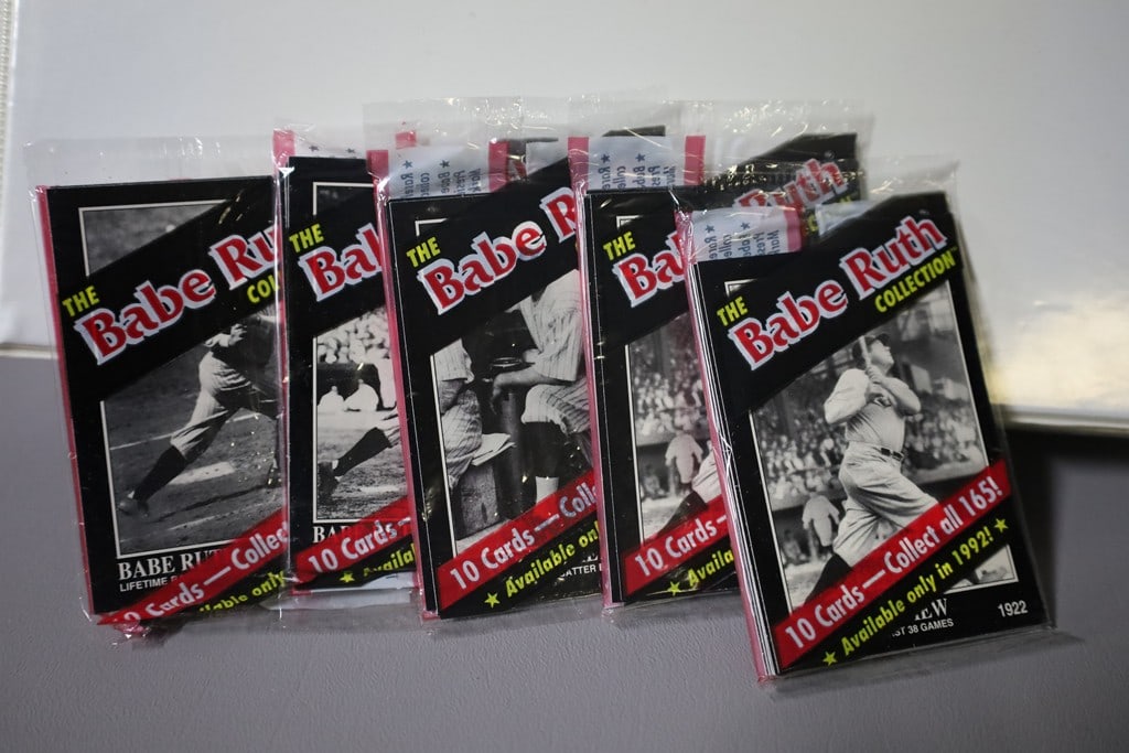 1992 BABE RUTH COLLECTION 5 PACK LOT (1 of 1)