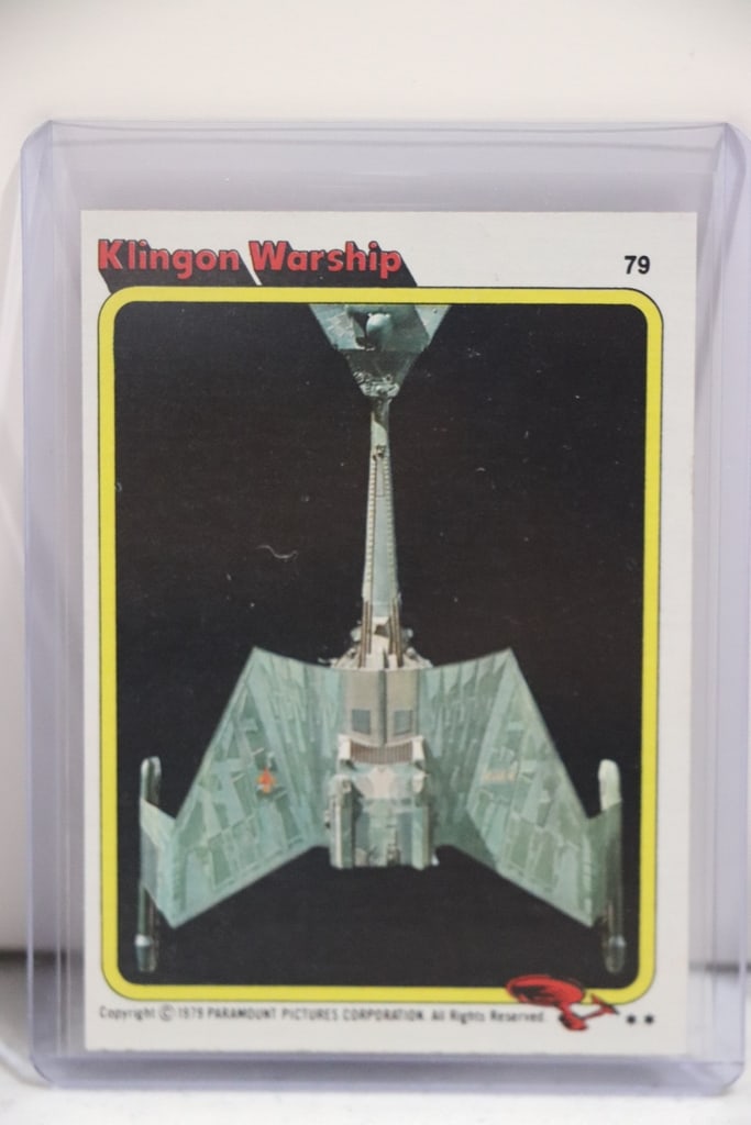 KLINGON BIRD OF PREY 1979 TOPPS STAR TREK (1 of 1)