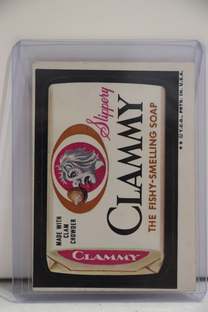 CLAMMY 1973 TOPPS WACKY PACKAGES: VERY GOOD CONDITION 