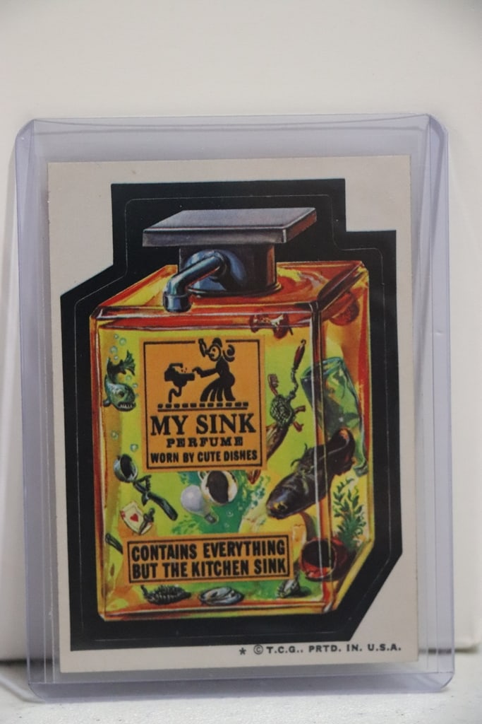 MY SINK 1973 TOPPS WACKY PACKAGES: VERY GOOD CONDITION 