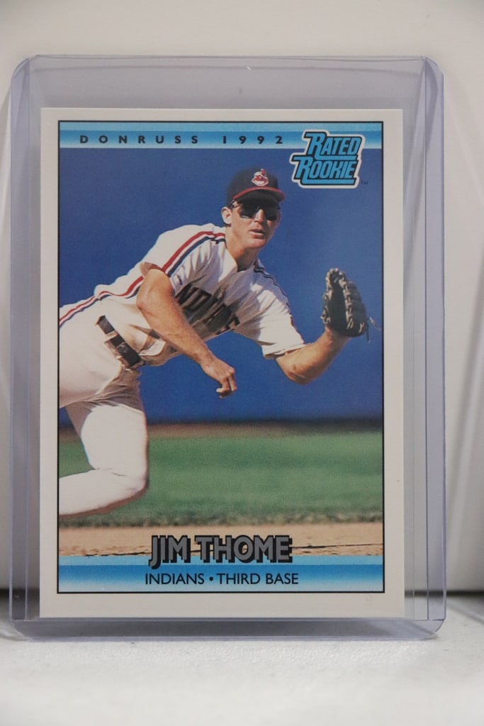 JIM THOME 1992 DONRUSS ROOKIE CARD: NEAR MINT OR BETTER CONDITION 