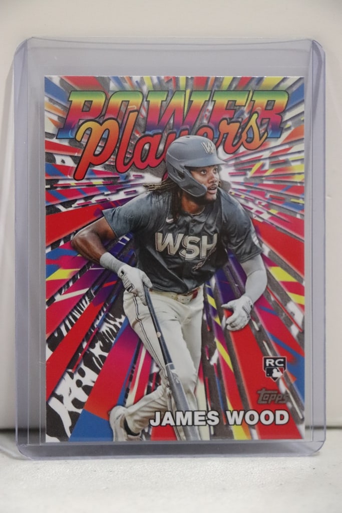 JAMES WOOD 2025 TOPPS POWER PLAYERS ROOKIE CARD: NEAR MINT OR BETTER CONDITION