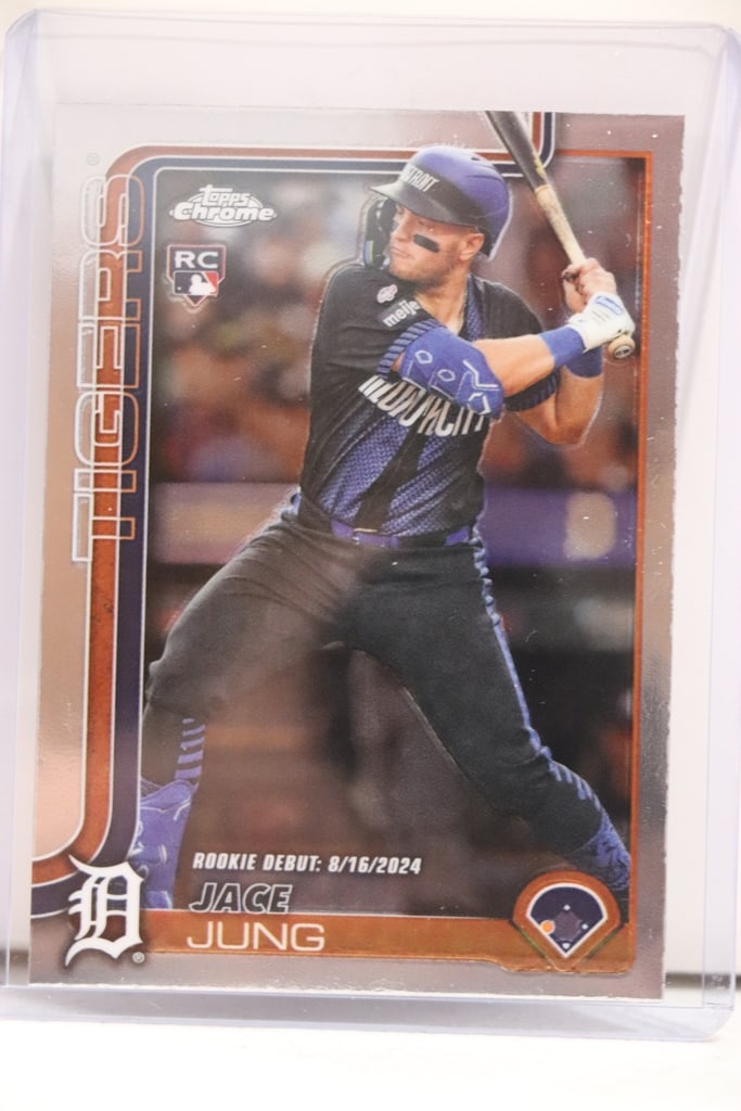 JACE JUNG 2025 TOPPS CHROME UPDATE ROOKIE CARD (1 of 1)