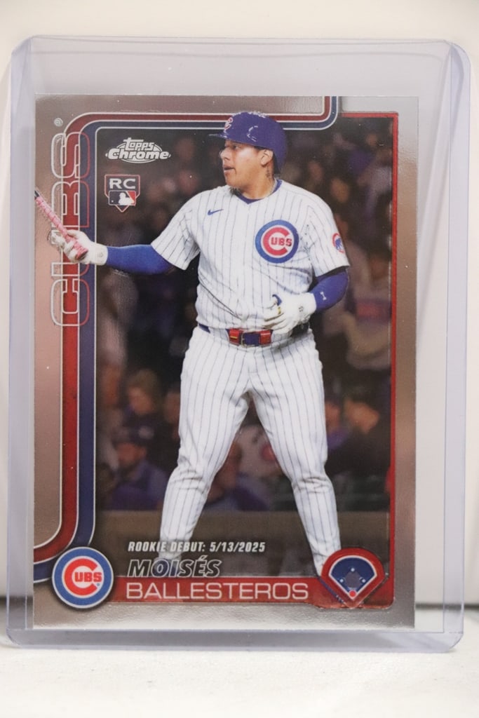 MOISES BALLESTEROS 2025 TOPPS CHROME UPDATE ROOKIE CARD (1 of 1)