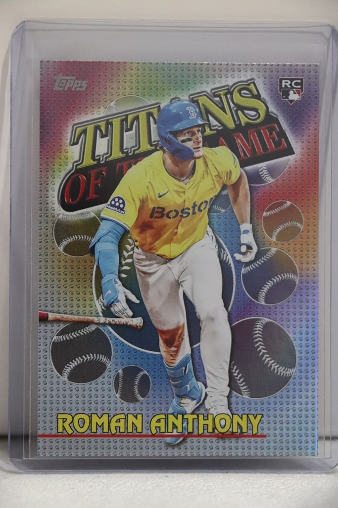 ROMAN ANTHONY 2026 TOPPS TITANS OF THE GAME ROOKIE CARD (1 of 1)