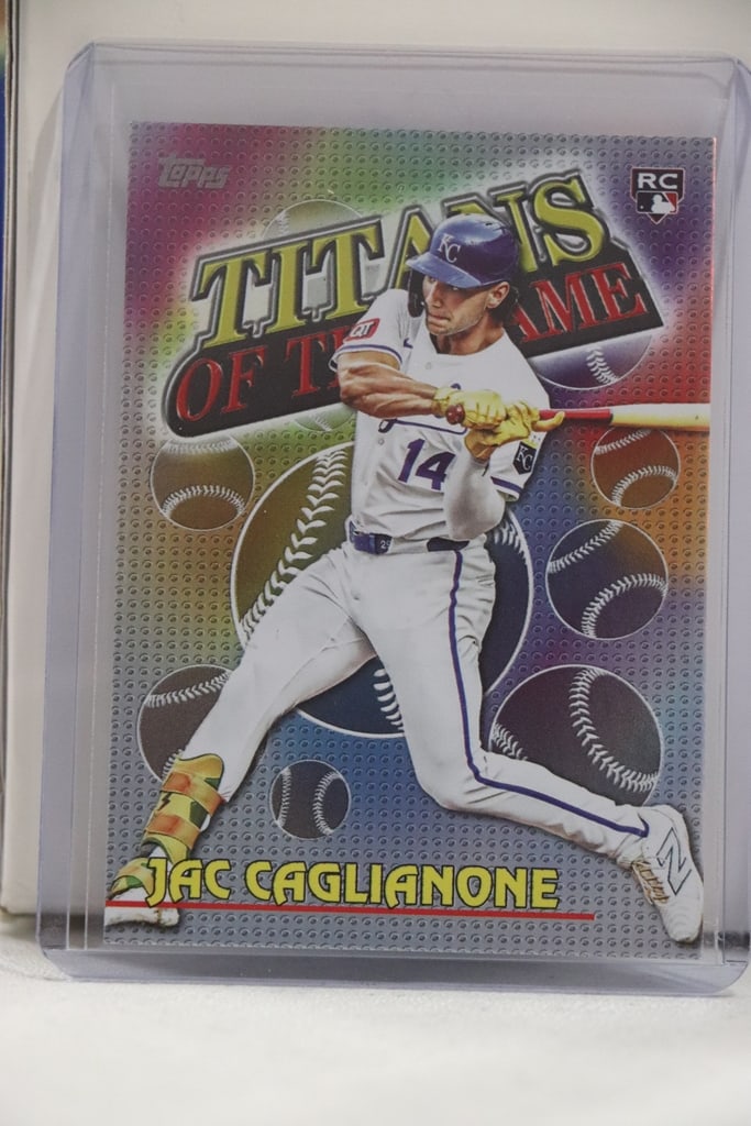 JAC CAGLIANONE 2026 TOPPS TITANS OF THE GAME ROOKIE CARD: NEAR MINT OR BETTER CONDITION 