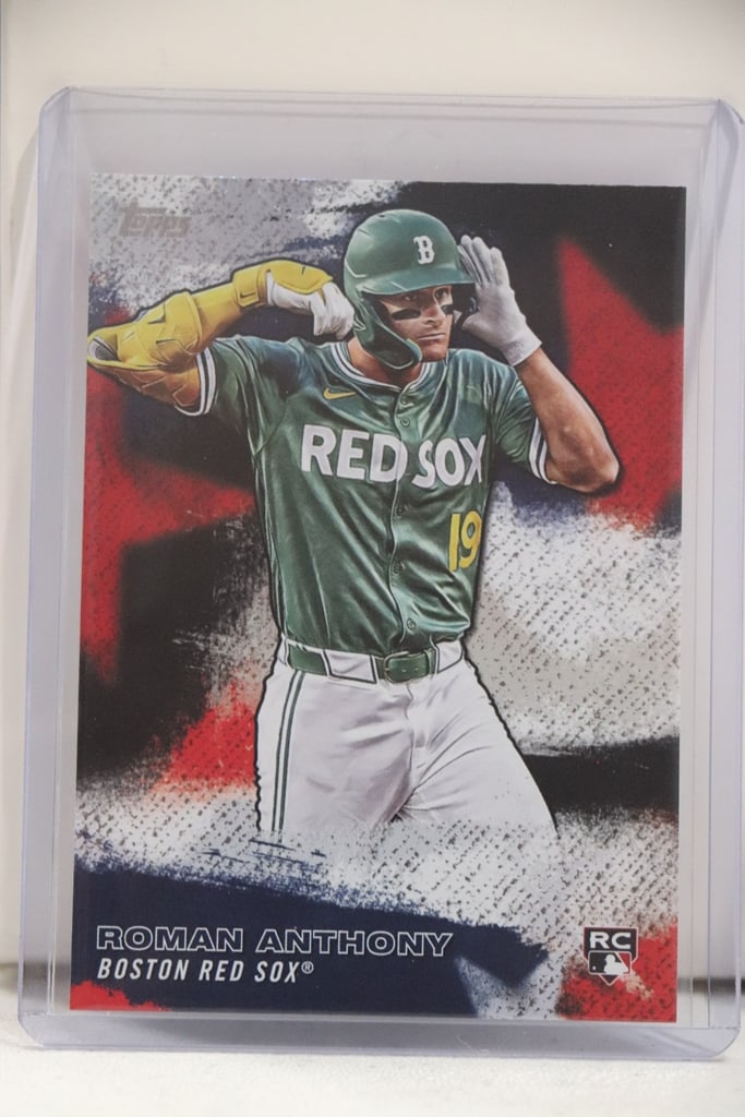 ROMAN ANTHONY 2026 TOPPS STARS OF THE MLB ROOKIE CARD: NEAR MINT OR BETTER CONDITION 