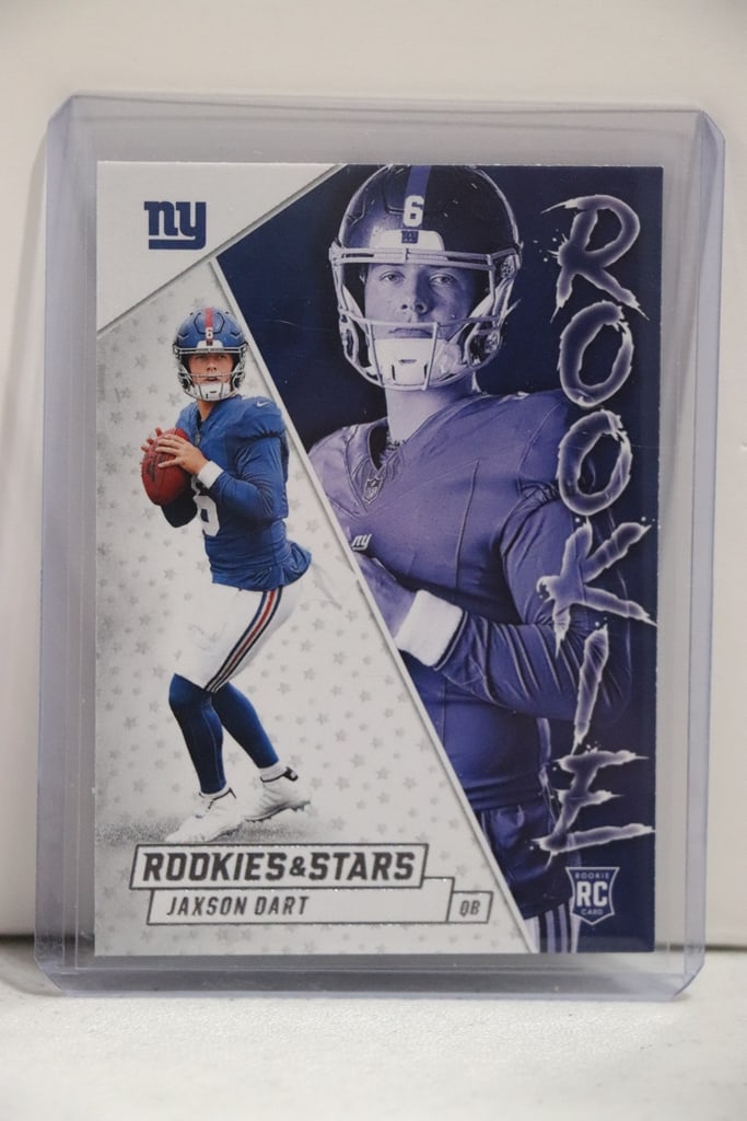 JAXSON DART 2025 PANINI ROOKIES & STARS ROOKIE CARD (1 of 1)