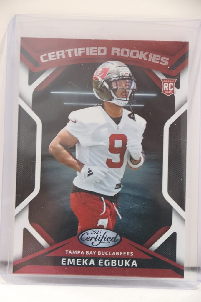 EMEKA EGBUKA 2025 PANINI CERTIFIED ROOKIE CARD (1 of 1)