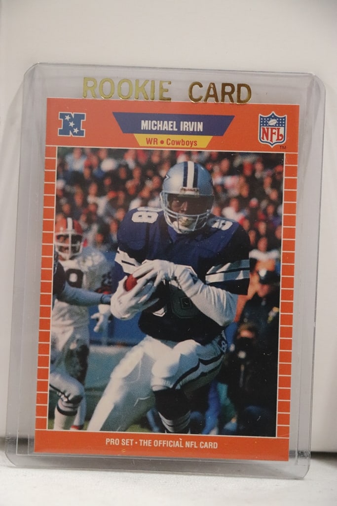 MICHAEL IRVIN 1989 PRO SET ROOKIE CARD (1 of 1)
