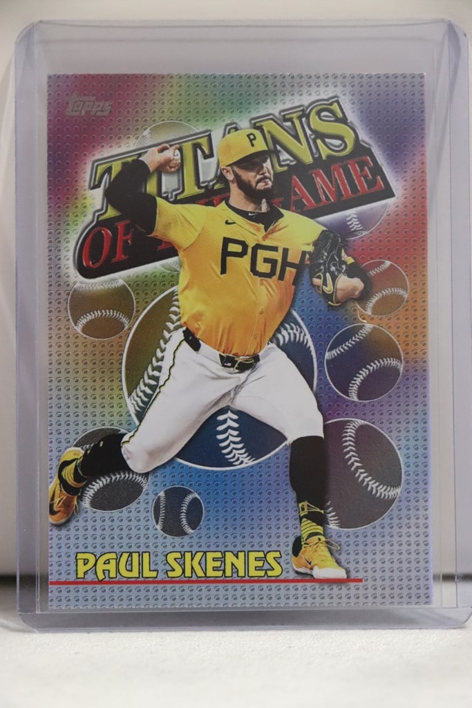 PAUL SKENES 2026 TOPPS TITANS OF THE GAME INSERT: NEAR MINT OR BETTER CONDITION