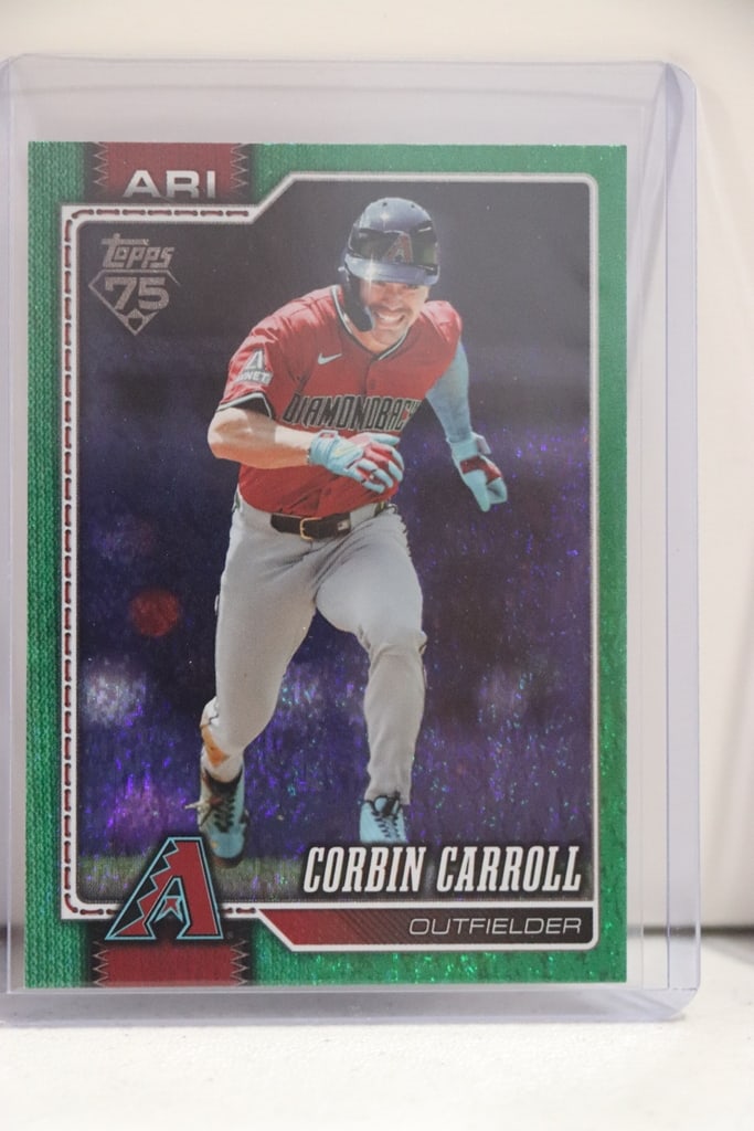 CORBIN CARROLL 2026 TOPPS GREEN SPARKLE FOIL (1 of 1)