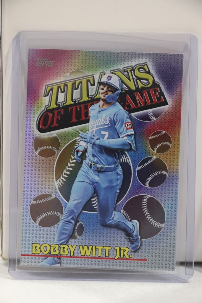 BOBBY WITT JR 2026 TOPPS TITANS OF THE GAME INSERT: NEAR MINT OR BETTER CONDITION