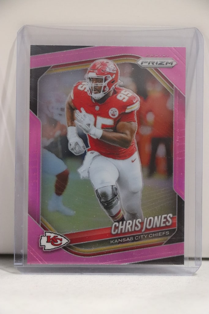 CHRIS JONES 2025 PANINI PRIZM PINK PRIZM (1 of 1)