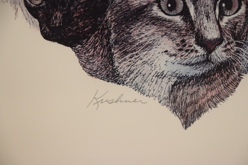 SIGNED CAT PRINT - 2