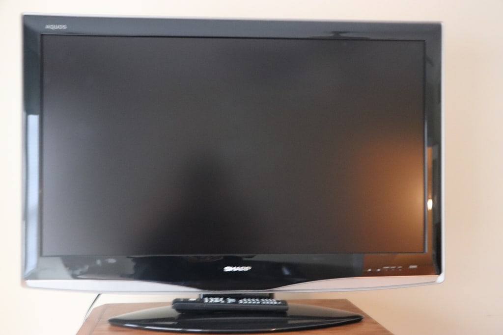 SHARP HDTV: A SHARP HDTV. 32" 