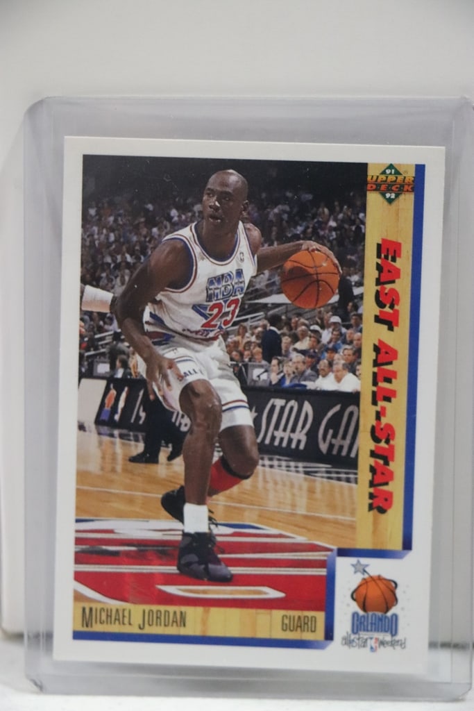 MICHAEL JORDAN 1991-92 UPPER DECK ALL-STAR: NEAR MINT OR BETTER CONDITION 