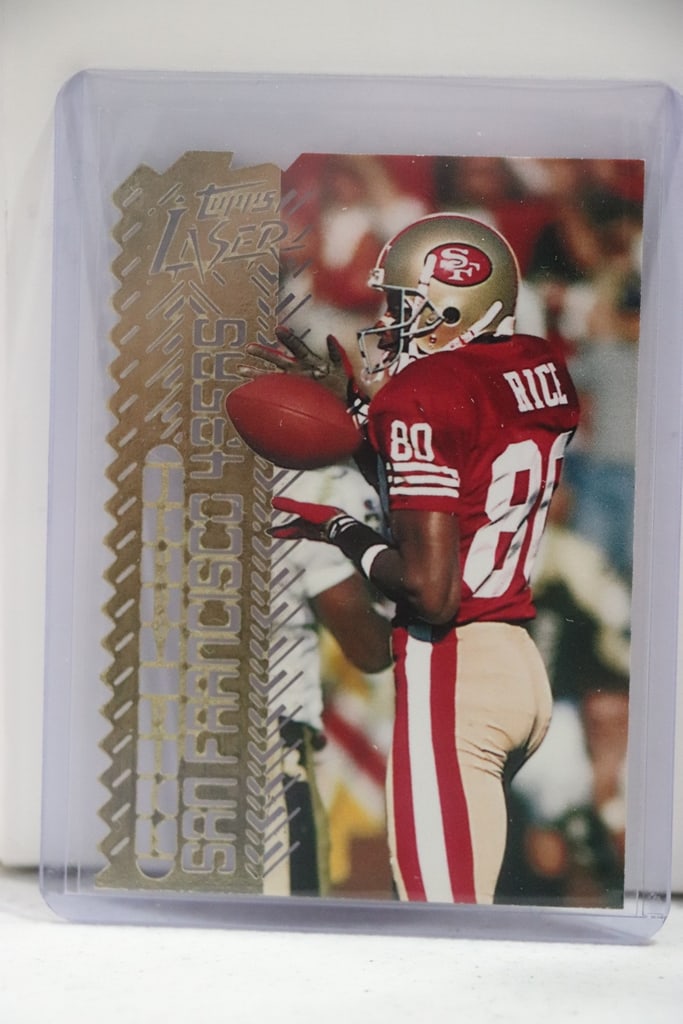 JERRY RICE 1996 TOPPS LASER DIE CUT: NEAR MINT OR BETTER CONDITION 