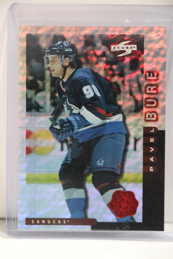 PAVEL BURE 1997-98 SCORE ARTIST PROOF INSERT SSP: 3 PER CASE. NEAR MINT OR BETTER CONDITION