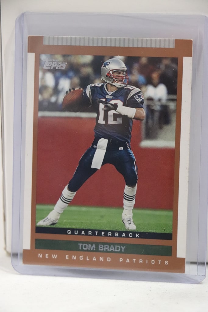 TOM BRADY 2003 TOPPS DRAFT PICKS: NEAR MINT OR BETTER CONDITION 