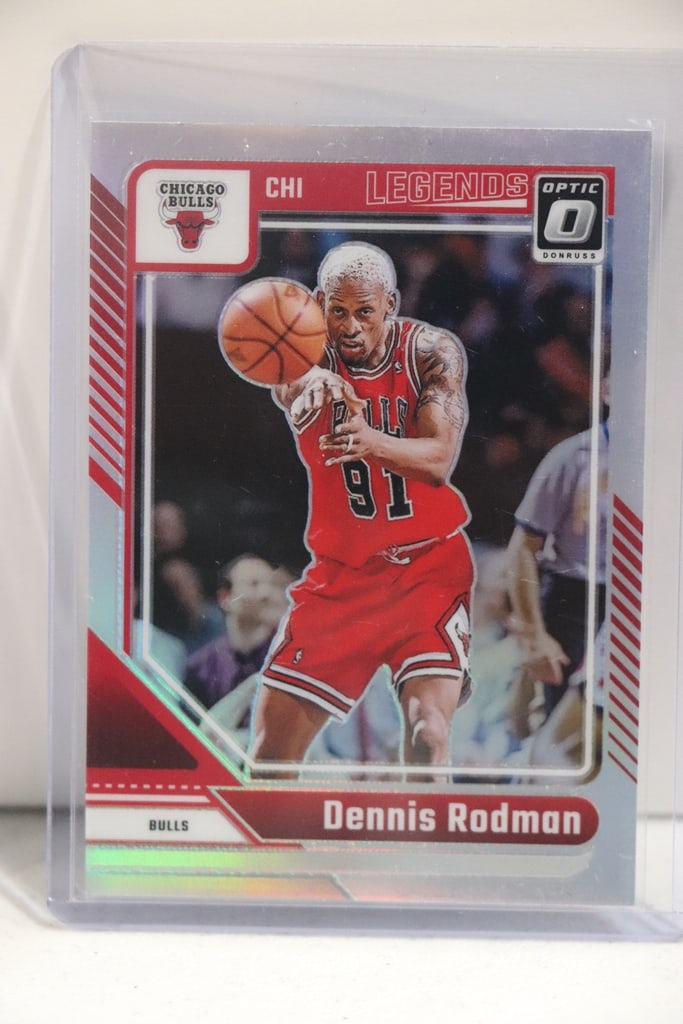 DENNIS RODMAN 2024-25 PANINI OPTIC SILVER PRIZM: NEAR MINT OR BETTER CONDITION 