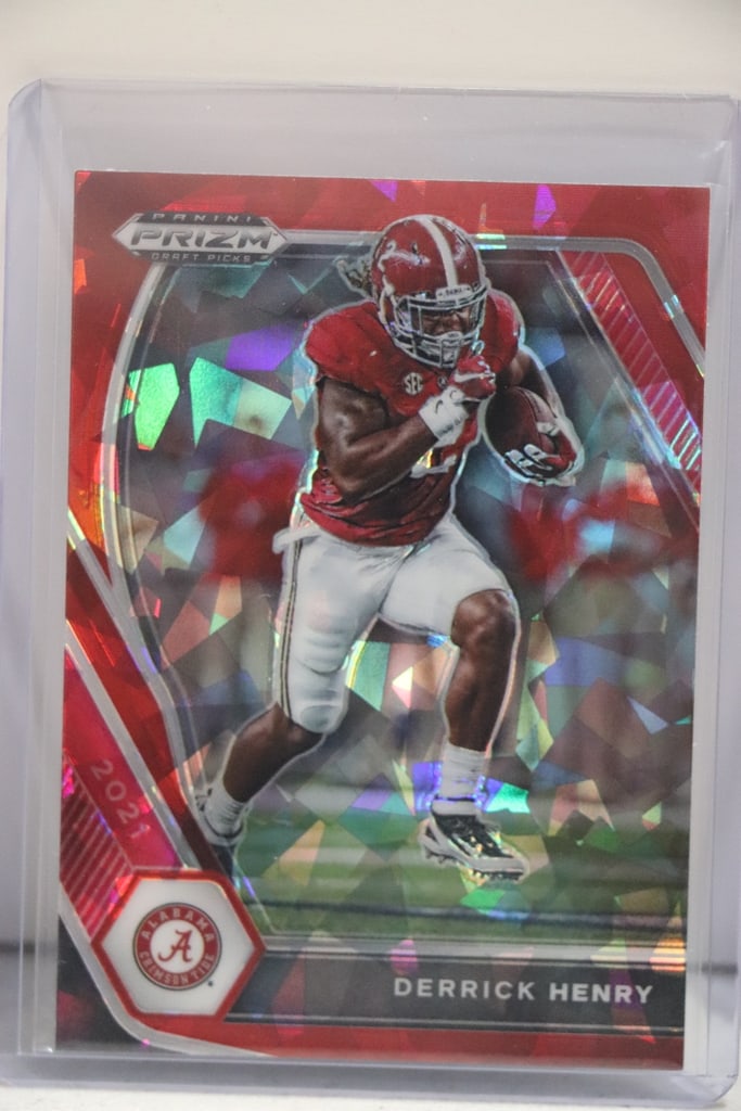 DERRICK HENRY 2021 PANINI PRIZM DRAFT RED ICE PRIZM COLOR MATCH: NEAR MINT OR BETTER CONDITION