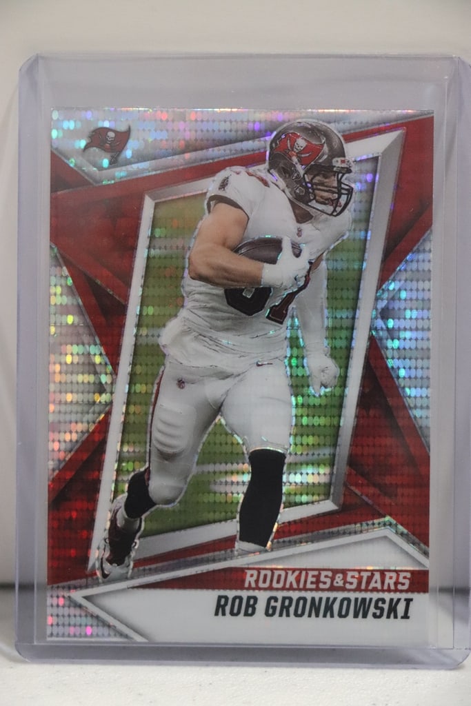ROB GRONKOWSKI 2021 PANINI ROOKIES & STARS HYPER PRIZM: NEAR MINT OR BETTER CONDITION 