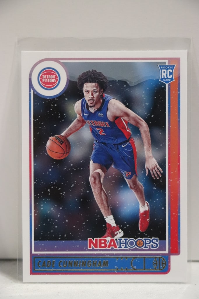 CADE CUNNINGHAM 2021-22 HOOPS WINTER ROOKIE CARD: NEAR MINT OR BETTER CONDITION 