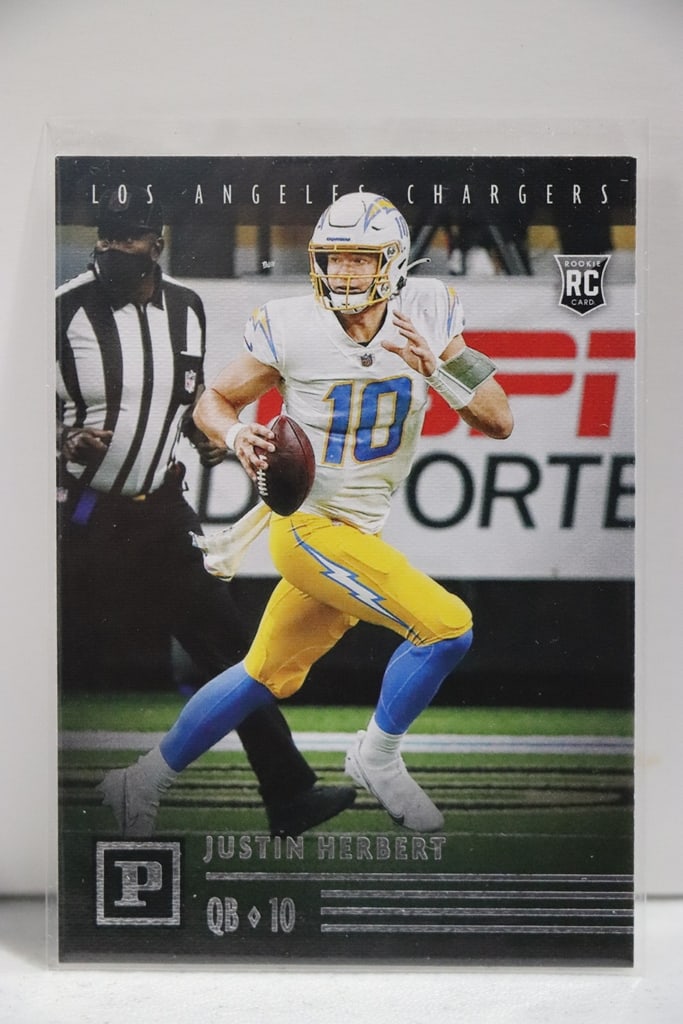 JUSTIN HERBERT 2020 PANINI ROOKIE CARD (1 of 1)