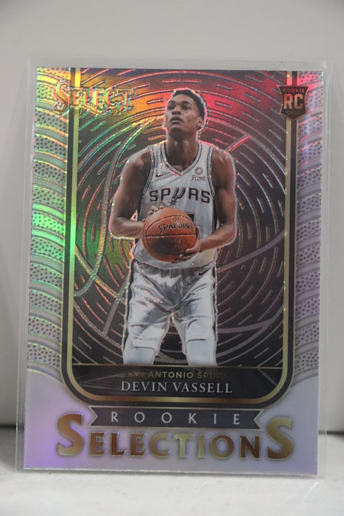 DEVIN VASSELL 2020-21 PANINI SELECT ROOKIE SELECTIONS SILVER PRIZM ROOKIE CARD: NEAR MINT OR BETTER CONDITION