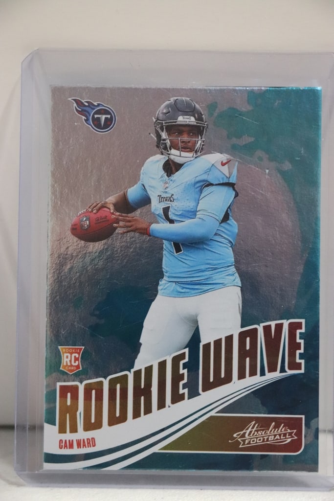 CAM WARD 2025 PANINI ABSOLUTE ROOKIE WAVE ROOKIE CARD: NEAR MINT OR BETTER CONDITION 