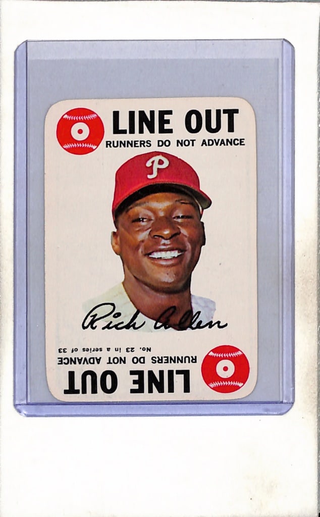 RICH ALLEN 1968 TOPPS GAME CARD: VERY GOOD CONDITION 