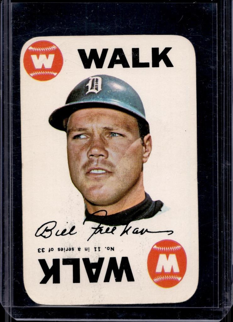 BILL FREEHAN 1968 TOPPS GAME CARD: VERY GOOD CONDITION 