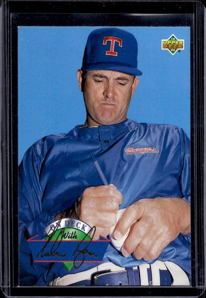 NOLAN RYAN 1993 UPPER DECK ON DECK INSERT: NEAR MINT OR BETTER CONDITION 