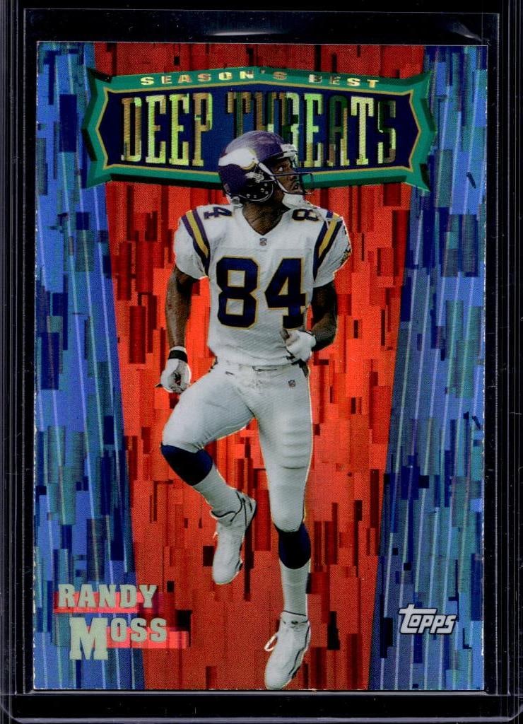 RANDY MOSS 1999 TOPPS SEASONS BEST DEEP THREATS INSERT: NEAR MINT OR BETTER CONDITION 
