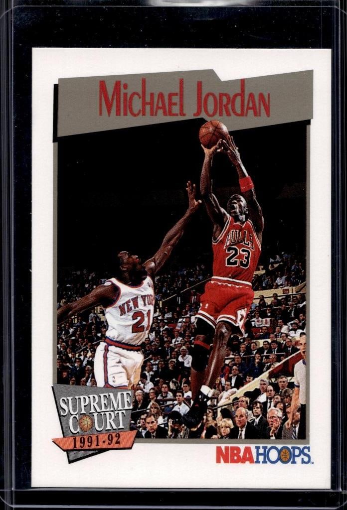 MICHAEL JORDAN 1991-92 HOOPS SUPREME COURT: NEAR MINT OR BETTER CONDITION 