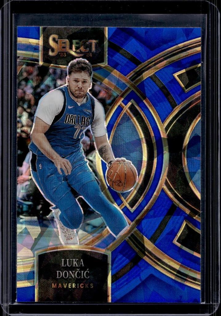 LUKA DONCIC 2023-24 PANINI SELECT BLUE ICE PRIZM: NEAR MINT OR BETTER CONDITION 